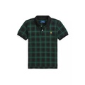 Boys 8-20 Buffalo Check Cotton Mesh Polo Shirt