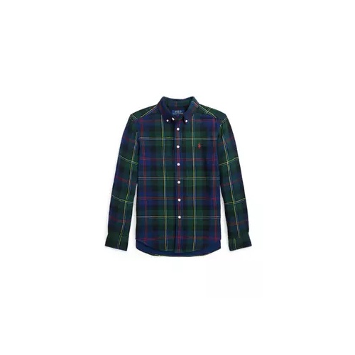 폴로 랄프로렌 Boys 8-20 Buffalo Check Double Faced Cotton Shirt