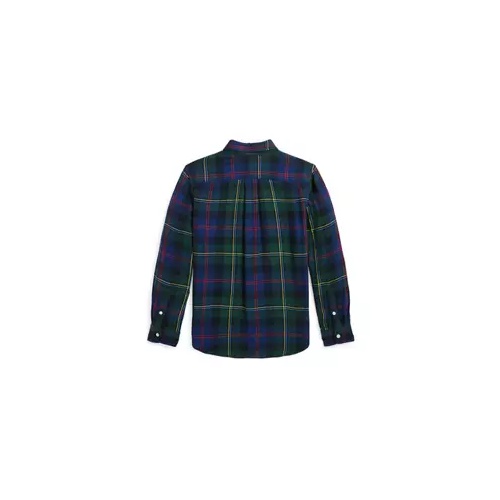 폴로 랄프로렌 Boys 8-20 Buffalo Check Double Faced Cotton Shirt