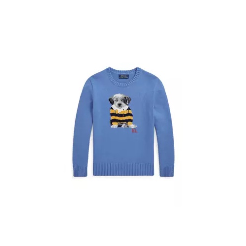 폴로 랄프로렌 Boys 8-20 Dog Intarsia Cotton Sweater