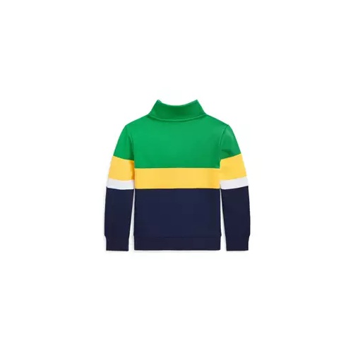 폴로 랄프로렌 Boys 4-7 Double Knit 1/4 Zip Sweatshirt