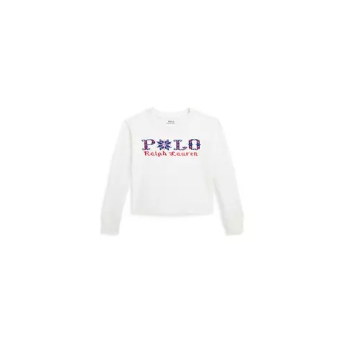 폴로 랄프로렌 Girls 2-6x Logo Cotton Boxy Long-Sleeve T-Shirt