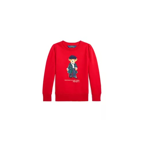 폴로 랄프로렌 Girls 2-6x Polo Bear Fleece Sweatshirt