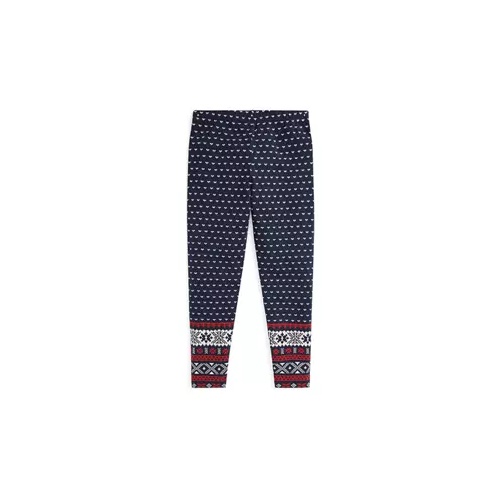 폴로 랄프로렌 Girls 7-16 Fair Isle Stretch Jersey Leggings