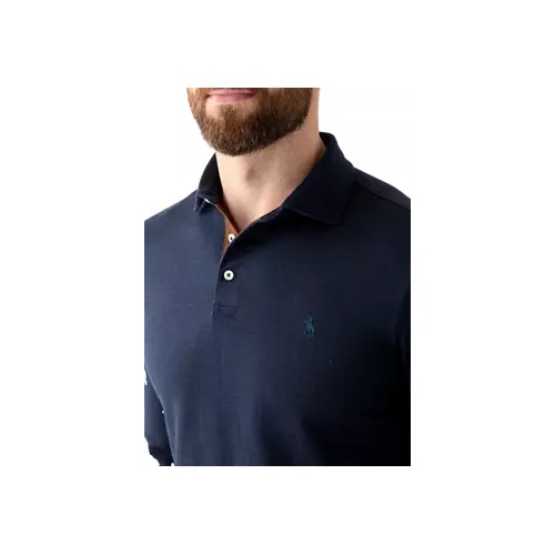 폴로 랄프로렌 Custom Slim Fit Herringbone Polo Shirt