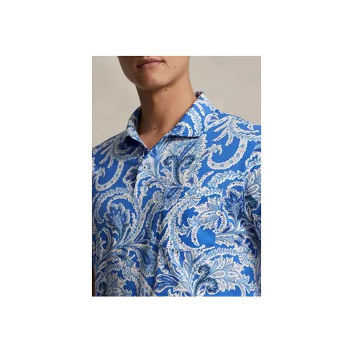 폴로 랄프로렌 Standard Fit Paisley Jersey Polo Shirt