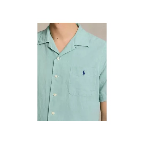 폴로 랄프로렌 Classic Fit Linen-Cotton Camp Shirt