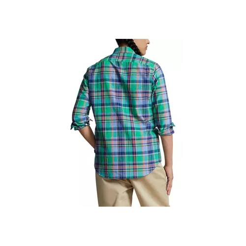 폴로 랄프로렌 Classic Fit Plaid Oxford Workshirt