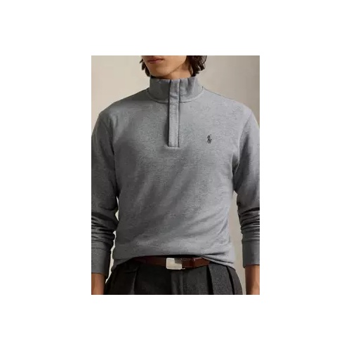 폴로 랄프로렌 Womens Luxury Jersey Quarter-Zip Pullover