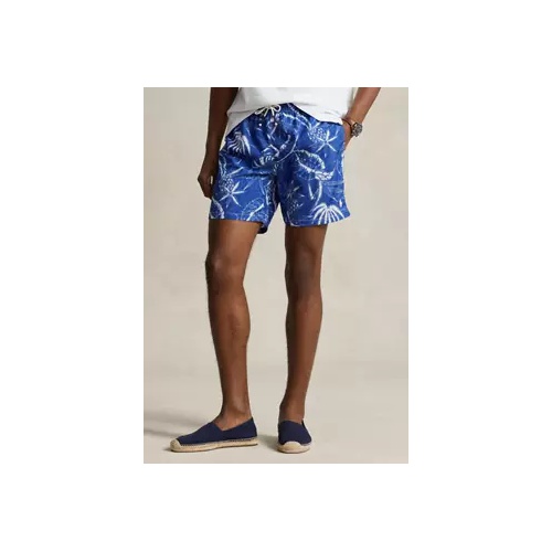 폴로 랄프로렌 5.75-Inch Hoffman Print Swim Trunks