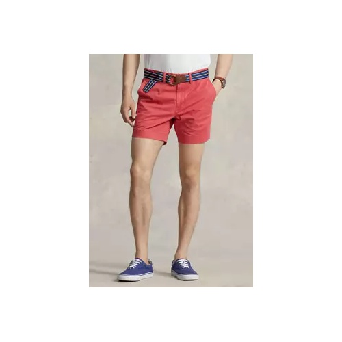 폴로 랄프로렌 6 Stretch Straight Fit Twill Short