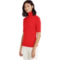 LAUREN Ralph Lauren Stretch Jersey Turtleneck