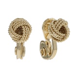 LAUREN Ralph Lauren Clip Knot Button Earrings