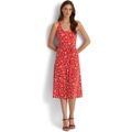 LAUREN Ralph Lauren Floral Front Tie Jersey Dress