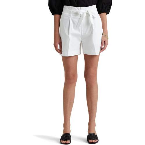 폴로 랄프로렌 LAUREN Ralph Lauren Micro-Sanded Twill Shorts