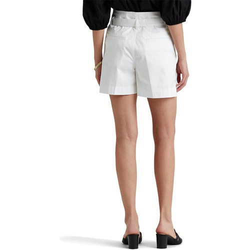 폴로 랄프로렌 LAUREN Ralph Lauren Micro-Sanded Twill Shorts