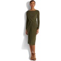 LAUREN Ralph Lauren Twist-Front Jersey Skirt