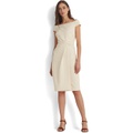 LAUREN Ralph Lauren Crepe Off-the-Shoulder Dress