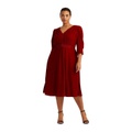 LAUREN Ralph Lauren Plus Size Velvet Puff-Sleeve Dress
