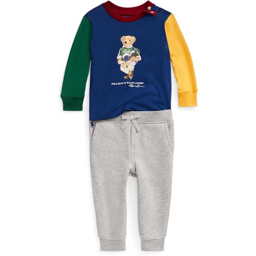 폴로 랄프로렌 Polo Ralph Lauren Kids Polo Bear Long-Sleeve Tee & Pants Set (Infant)
