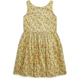 Polo Ralph Lauren Kids Floral Cotton Poplin Dress (Big Kids)