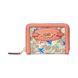 LAUREN Ralph Lauren Monogram Jacquard Small-Oval Zip Wallet