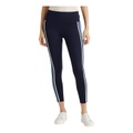 LAUREN Ralph Lauren Striped Stretch Jersey Cropped Leggings