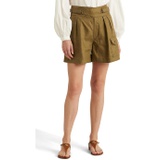 LAUREN Ralph Lauren Pleated Linen Shorts