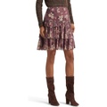 LAUREN Ralph Lauren Floral Crinkle Georgette Miniskirt