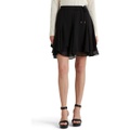 LAUREN Ralph Lauren Petite Crinkle Georgette Skirt