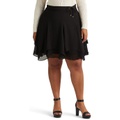 LAUREN Ralph Lauren Plus Size Crinkle Georgette Skirt