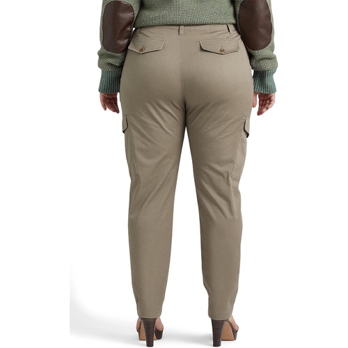 폴로 랄프로렌 LAUREN Ralph Lauren Plus Size Micro-Sanded Twill Cargo Pants