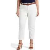 LAUREN Ralph Lauren Plus Size High-Rise Straight Ankle Jeans