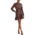 LAUREN Ralph Lauren Floral Stretch Jersey Shirtdress