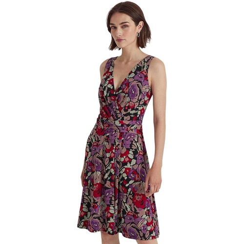 폴로 랄프로렌 LAUREN Ralph Lauren Floral Jersey Sleeveless Dress