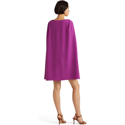 폴로 랄프로렌 LAUREN Ralph Lauren Cape Georgette Cocktail Dress