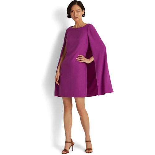 폴로 랄프로렌 LAUREN Ralph Lauren Cape Georgette Cocktail Dress