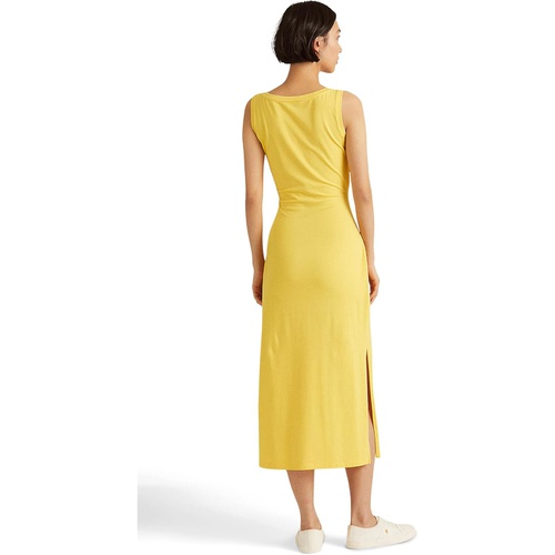 폴로 랄프로렌 LAUREN Ralph Lauren Tie Front Cotton Blend Dress