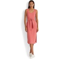 LAUREN Ralph Lauren Sleeveless Slub Jersey Dress