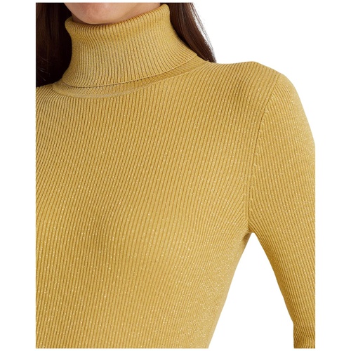 폴로 랄프로렌 LAUREN Ralph Lauren Metallic Turtleneck Sweater