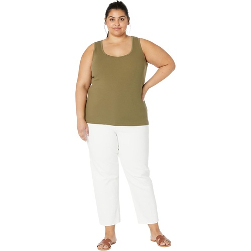 폴로 랄프로렌 LAUREN Ralph Lauren Plus Size Stretch Cotton Tank Top