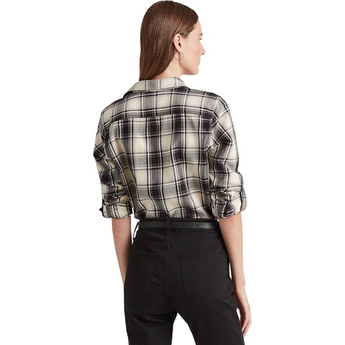 폴로 랄프로렌 LAUREN Ralph Lauren Plaid Cotton Twill Shirt