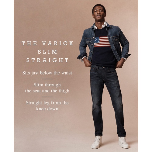 폴로 랄프로렌 Mens Varick Slim Straight Jeans