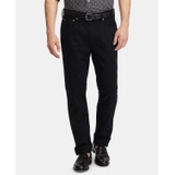 Mens Slim Straight Stretch Sateen Five-Pocket Pants