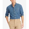 Mens Classic-Fit Denim Shirt