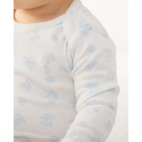 폴로 랄프로렌 Baby Boys Bear-Print Organic Cotton Bodysuit
