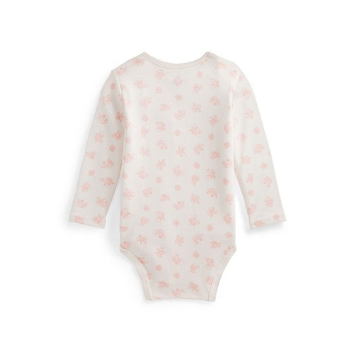 폴로 랄프로렌 Baby Girls Bear-Print Organic Cotton Bodysuit