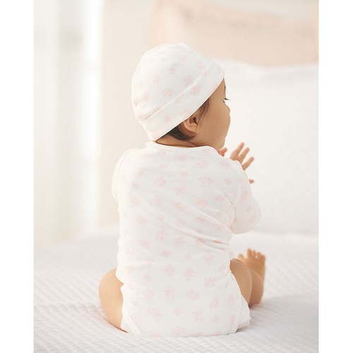 폴로 랄프로렌 Baby Girls Bear-Print Organic Cotton Bodysuit