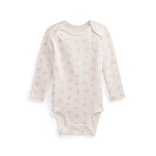 폴로 랄프로렌 Baby Girls Bear-Print Organic Cotton Bodysuit