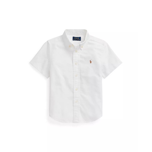 폴로 랄프로렌 Toddler and Little Boys Oxford Short-Sleeve Shirt